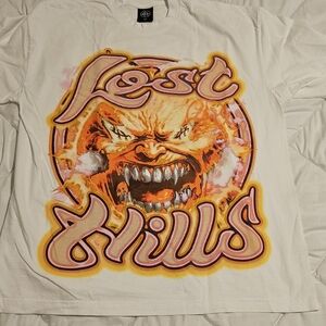 Lost Hills White Graphic Short Sleeve Tee
